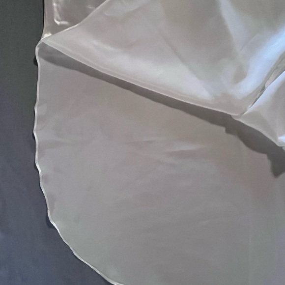 Vintage California Dynasty Satin Camisole Nightgown Lingerie Sz L White - Picture 12 of 12